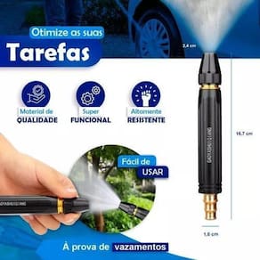 Limpeza impecável: bico alta pressão mangueira 3 em 1