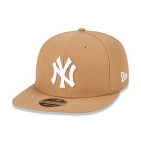 Boné new era aba reta yankees bege