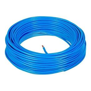 Fio cabo flexível 6mm azul - 100 metros