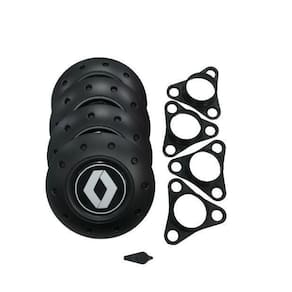 Jogo de calotas de centro miollo para renault kwid aro 14
