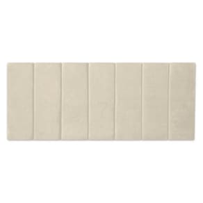 Modulo cabeceira estofada tiras 20x60cm queen king palha