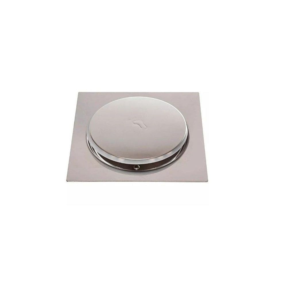 Ralo inteligente click up pop aço inox 15x15cm veda cheiro