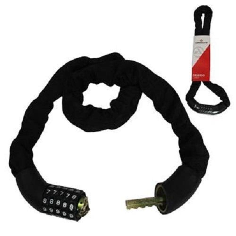 Cadeado Chain Segredo Corrente 90Cm Absolute Preto