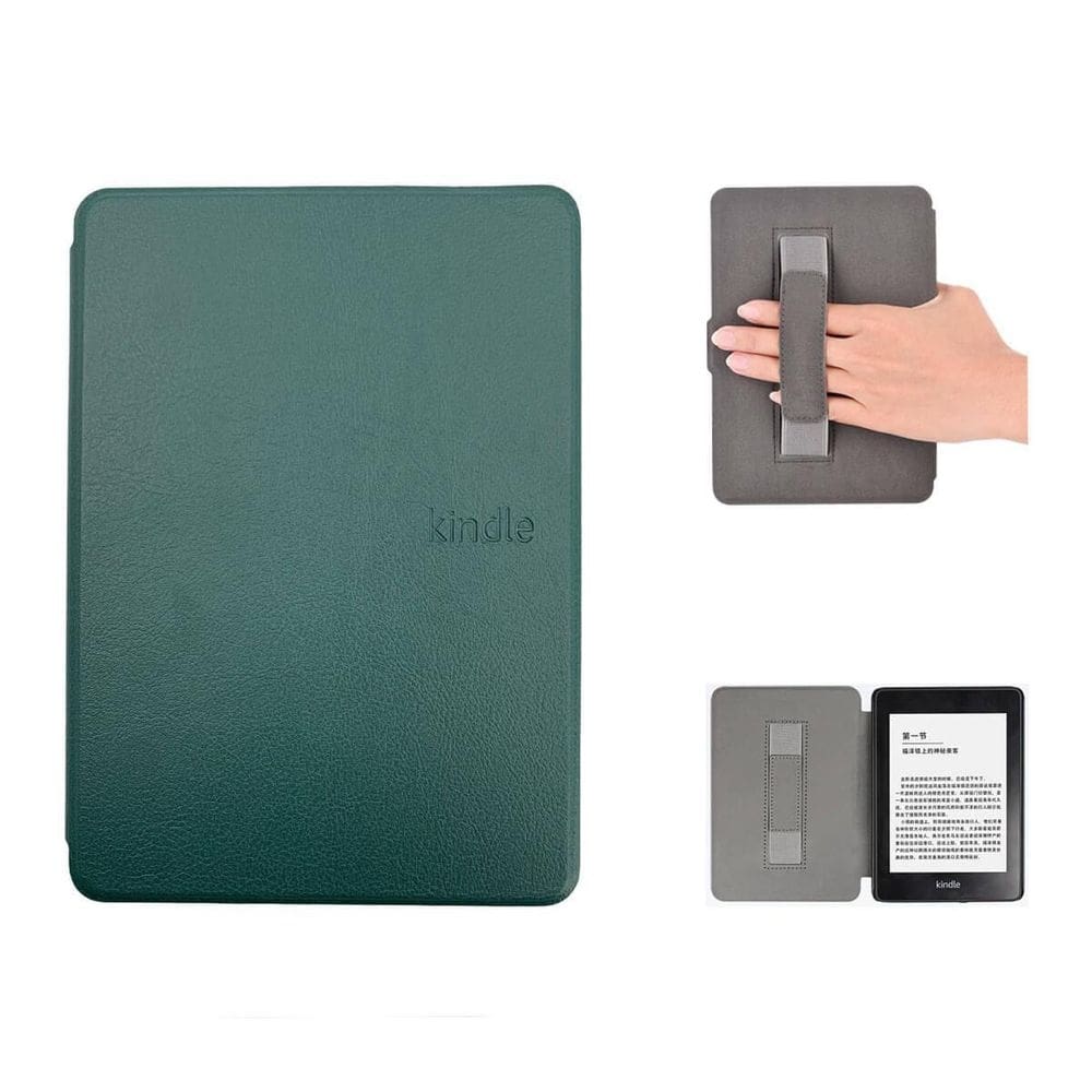 Capa couro sintético magnética alça kindle 10 geração básico
