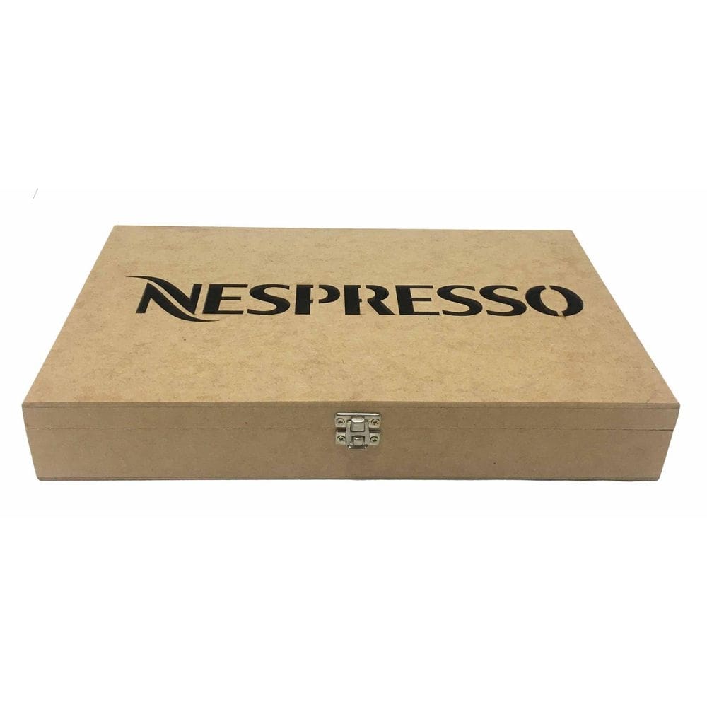 Caixa porta 30 capsulas de café nespresso em mdf qualidade