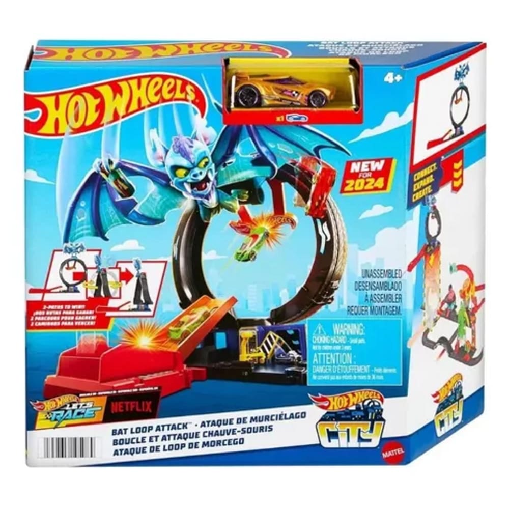 Pista Hot Wheels Ataque Do Morcego - Mattel