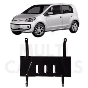 Protetor de carter vw up - chapa de aço - preto