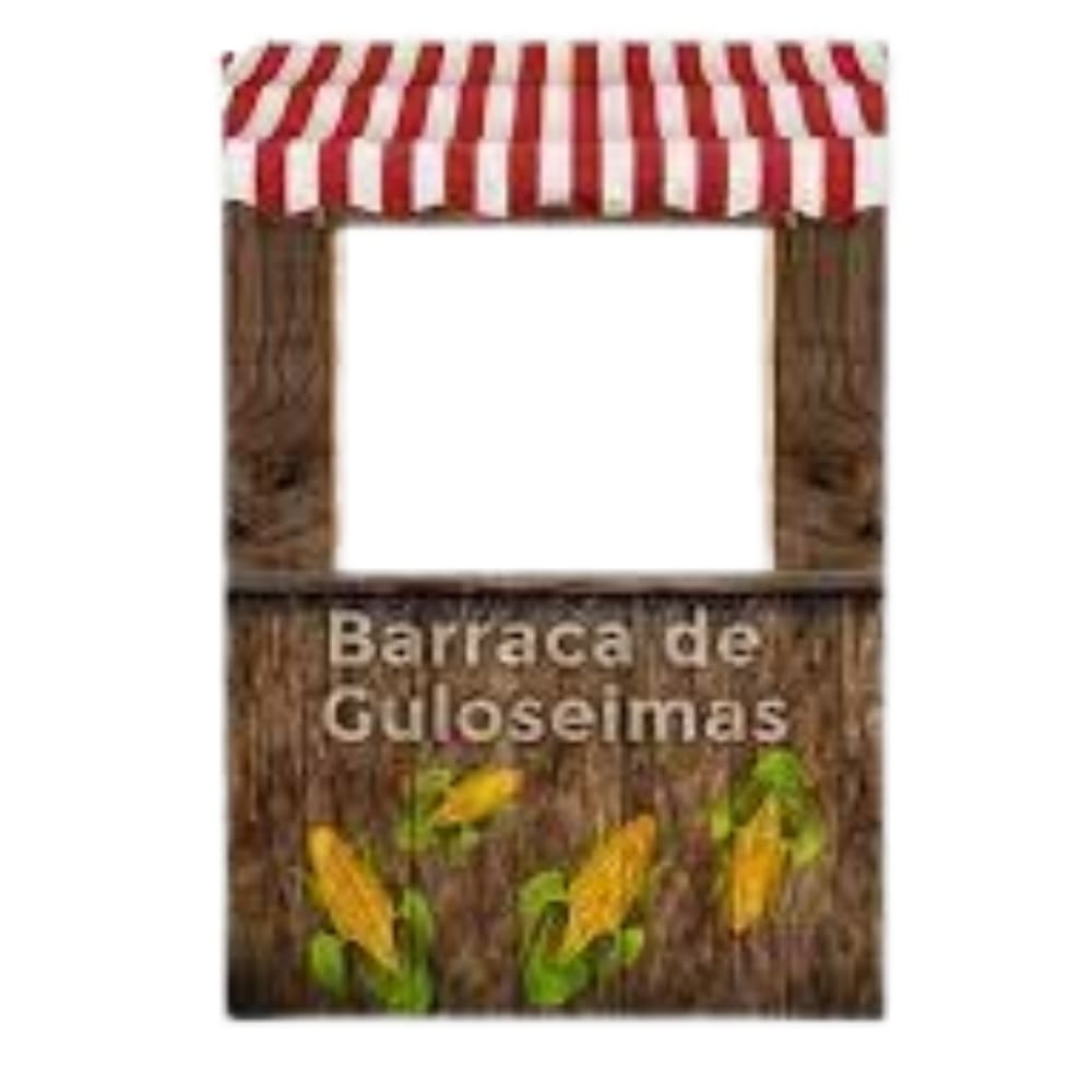 Painel Decorativo Vazado Festa junina barraca da guloseima
