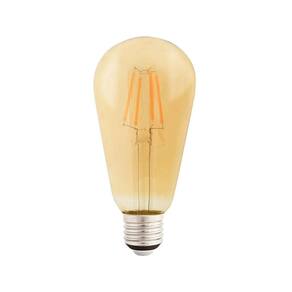 Lâmpada led filamento 4w 2200k âmbar e27 tramontina bivolt