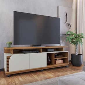 Rack Bancada Ambiente Jurerê 1.8 Freijó Off White Matte – Colibri