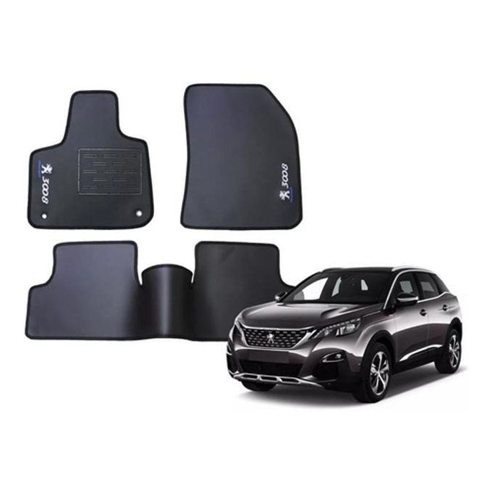 Tapete borracha pvc peugeot 3008