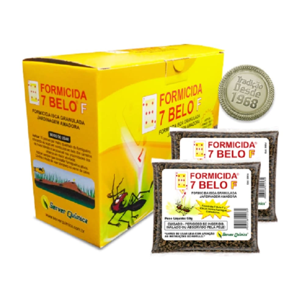 Isca Eficaz contra formigas Cortadeiras - 7 Belo 500g