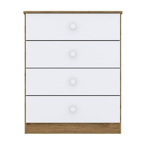 Cômoda Infantil Labirinto Rústico Branco – Henn