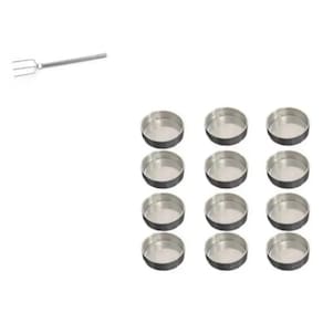 Forminha N°2 Kit Com 24 Unidades 6,5cm + Garfo