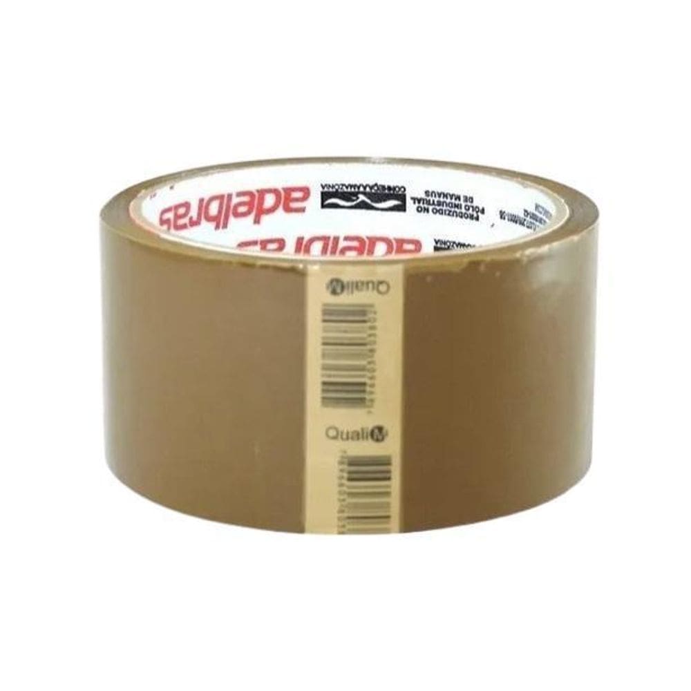 Fita qualitape kraft 48mm x 100m pacote com 5 unidades