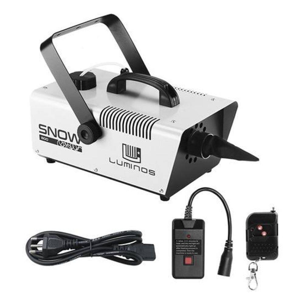 Máquina de neve 800w luminos snow 800 controle sem fio 127v