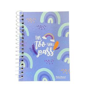 2 un caderno escolar espiral 1/8 capa dura 80fls