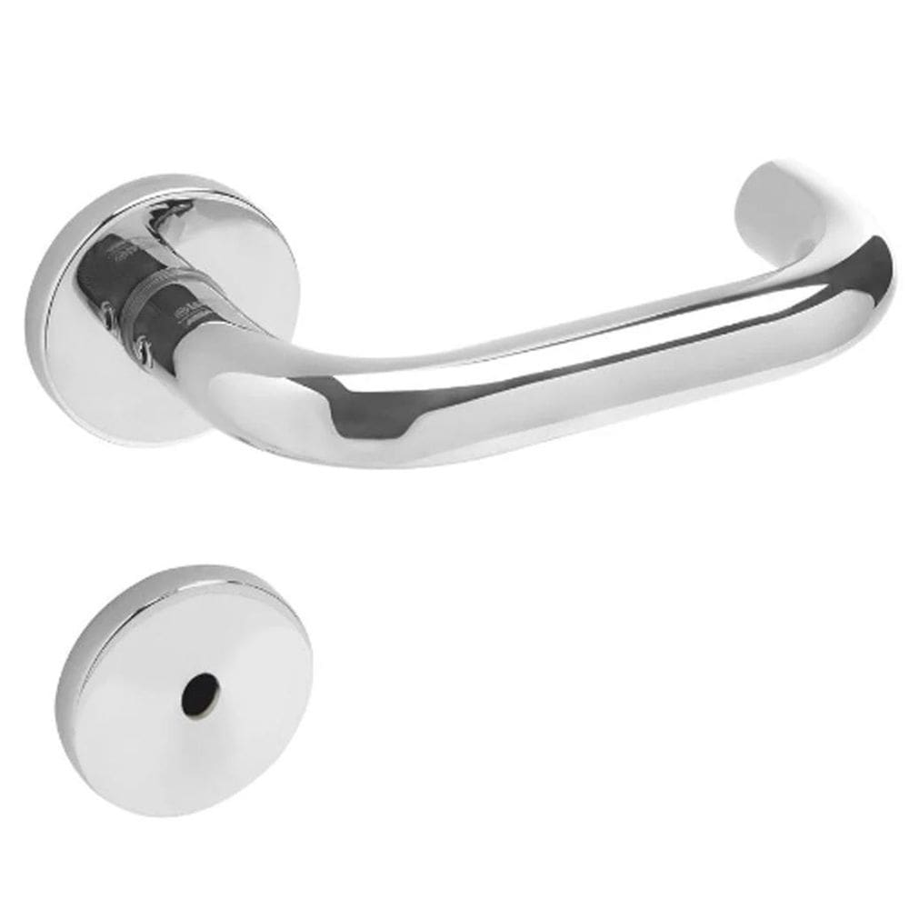 Fechadura banheiro 517 st2 55mm inox polido la fonte