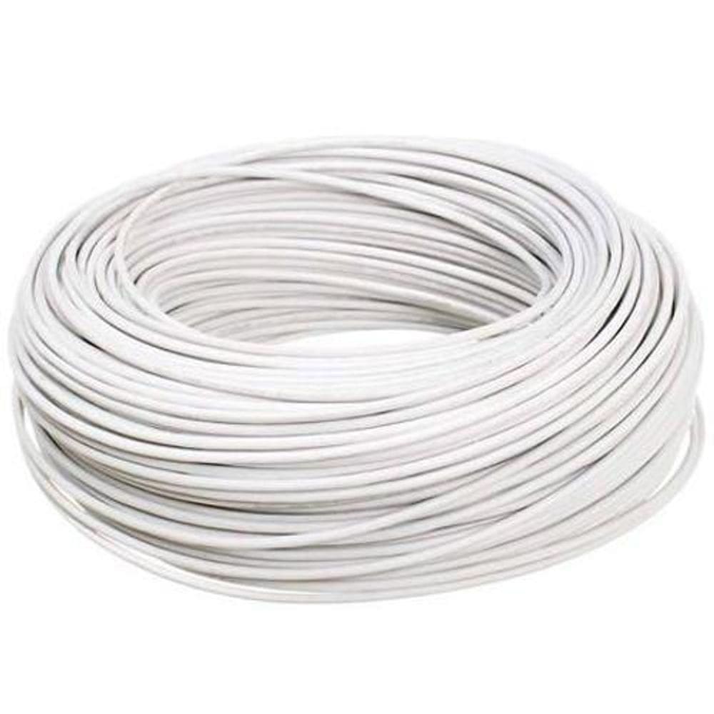 Fio cabo flexível 1,5mm branco- 10 metros