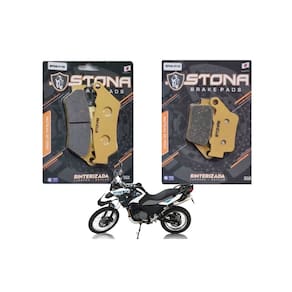 Kit Pastilha Freio Dianteira e Traseira Bmw G650GS 2008-2016