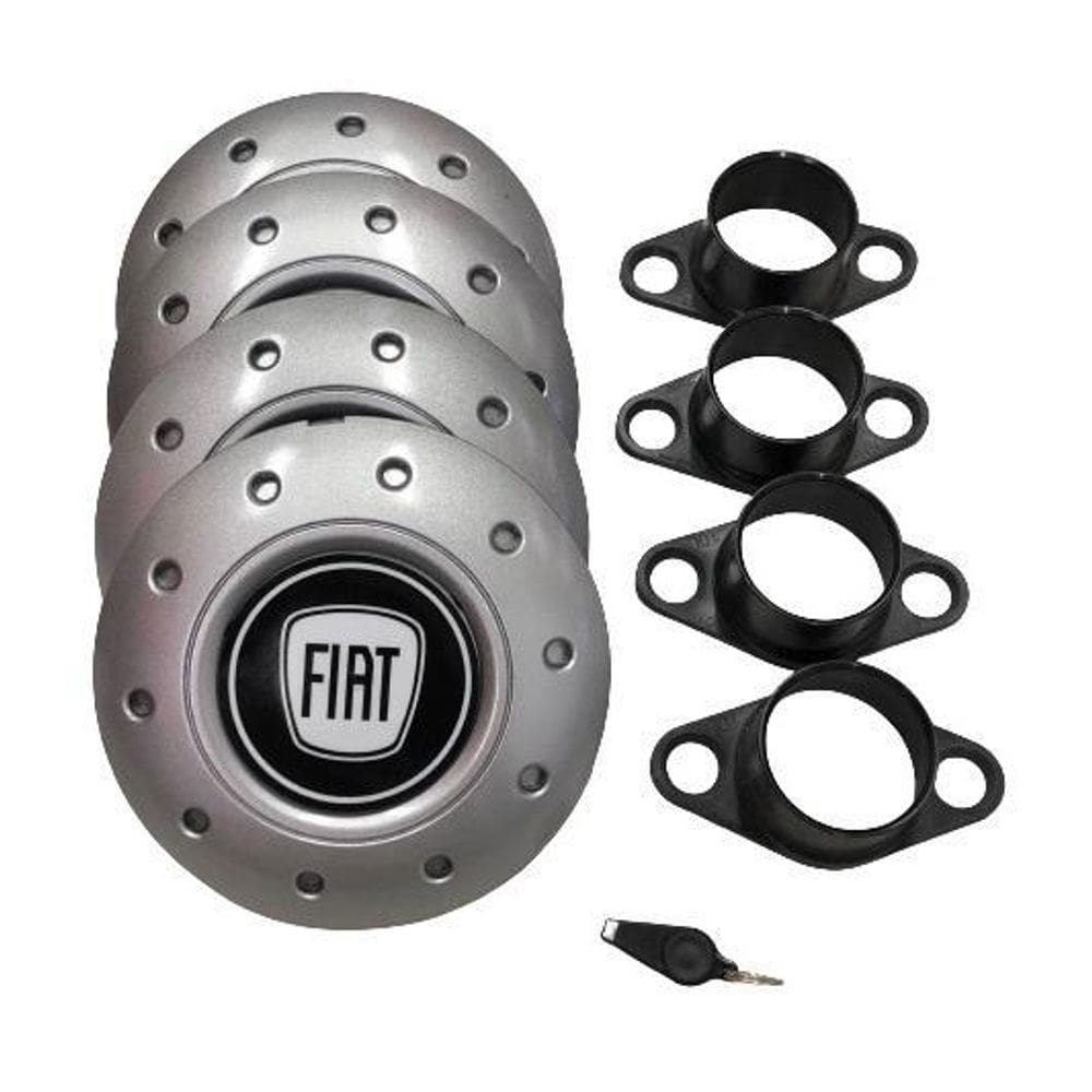 Calotas miollo fiat fiorino aro 13 1990/2013 amarok prata