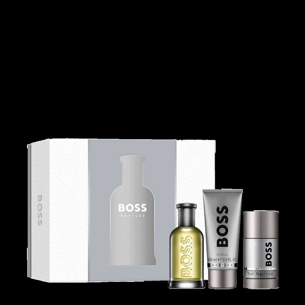Kit Hugo Boss Bottled - Eau De Toilette 100ml + Desodorante 75ml + Shower Gel 100ml