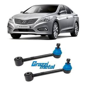 Kit 2 braços barra suspensão traseira azera