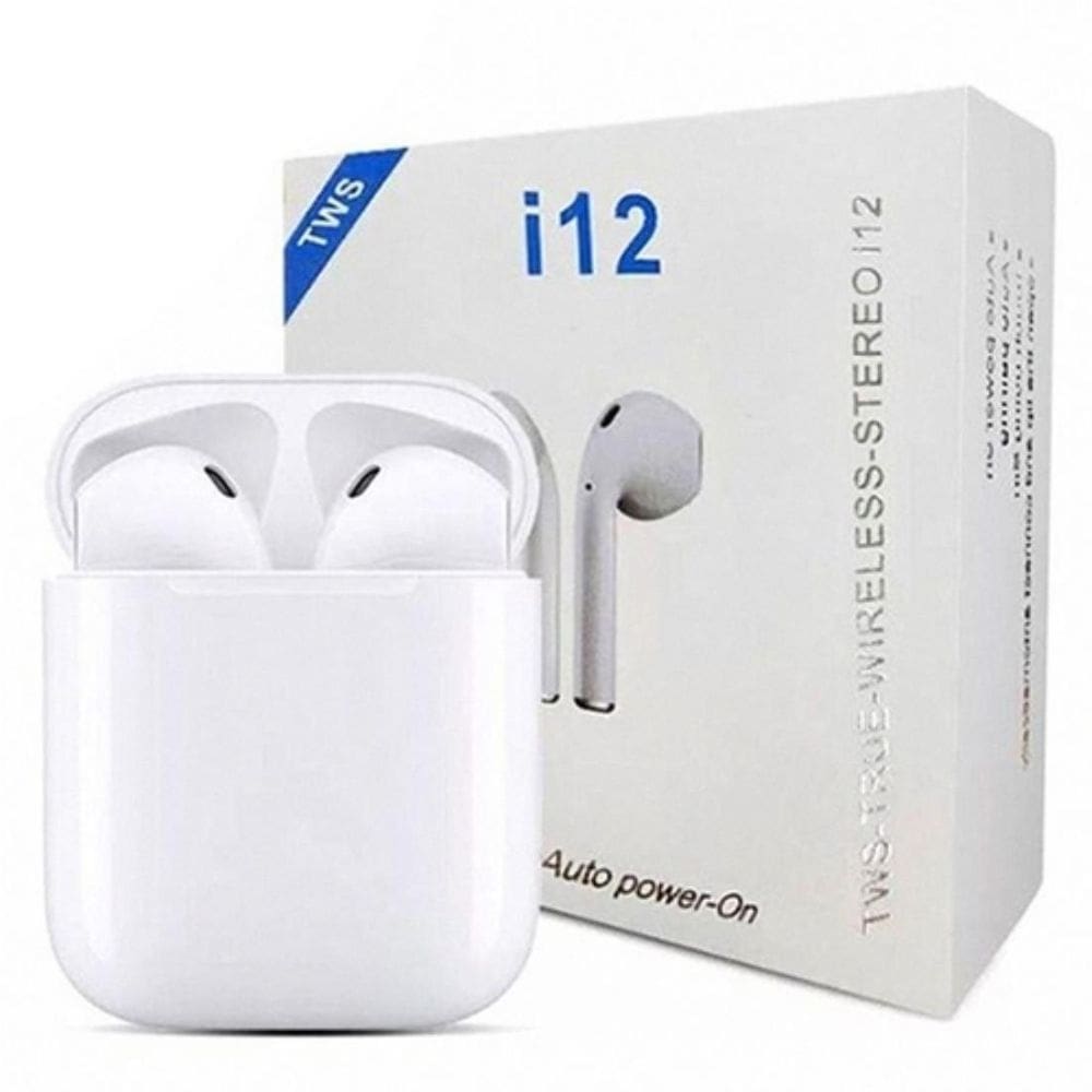 Fone de ouvido bluetooth 5.0 i12 tws pronta lacrado