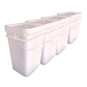Balde p salada 20l retang alça plast