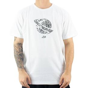 Camiseta Lost Lost Maniac WT24 Masculina Branco