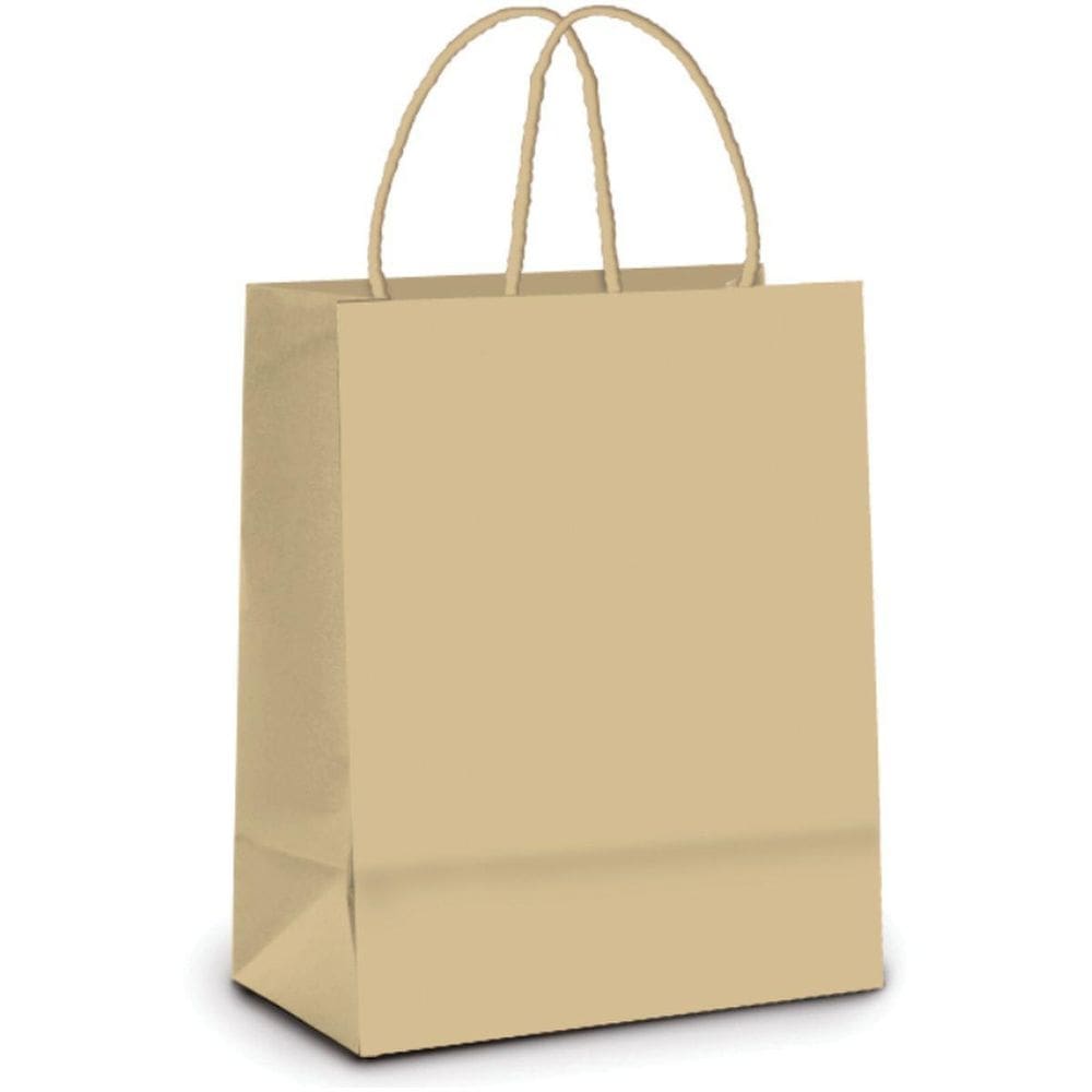 Sacola para presente kraft m 26x19,5x9,5cm.