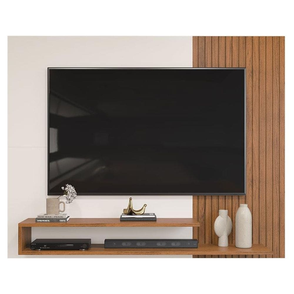 Painel para Tv Nando Freijó Off White - Dj Móveis