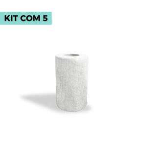 Kit 5 bandagens elástica 10cm x 4,5mt - vetcar
