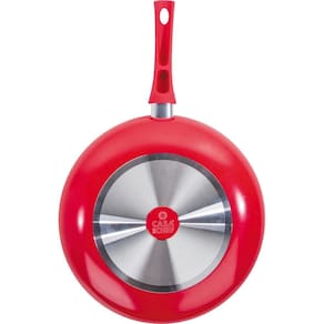 Frigideira de Cerâmica 32cm Casa do Chef Vermelho Bordô