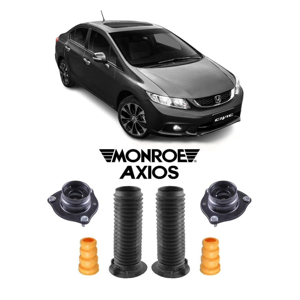 2 kit suspensão dianteira honda civic 16