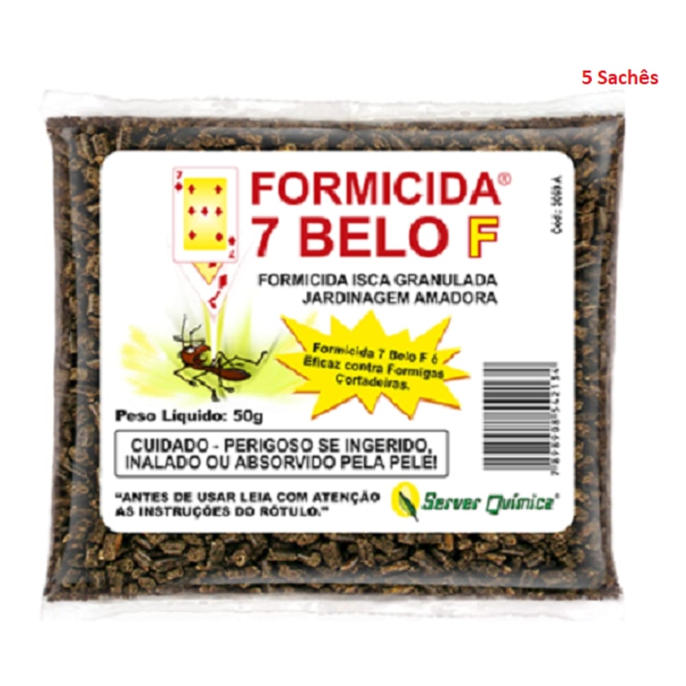 Isca Anti Formigas Cortadeiras Com Atrativo Natural  5 X 50g