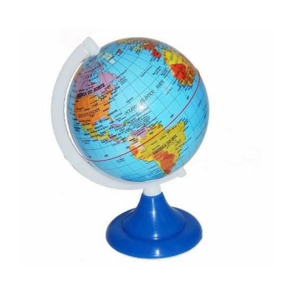 Globo terrestre de mesa decorativo western