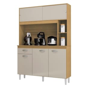 Cozinha Kit Duda 120 cm Damasco Off White – Poquema