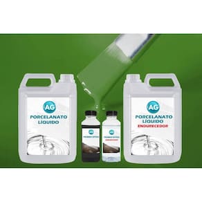 Kit porcelanato líquido + primer epóxi | concreto e madeira
