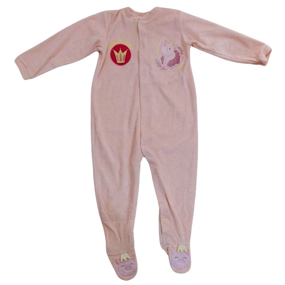Macacão plush fem infantil Mini Sailor rosa