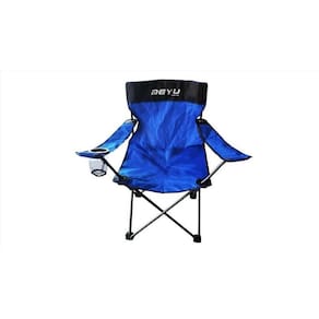 Cadeira Retrátil Pesca, Camp. Tam.G 90X54X93 Cm Azul Deyu