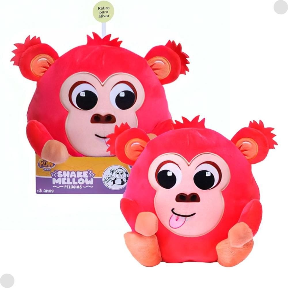 Pelucia Shake Mellow Macaco Barao