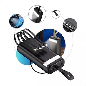 Carregador Portátil 20000Mah Powerbank Bateria Externa