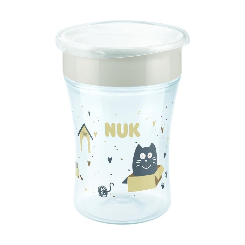 Copo de treinamento infantil 360º magiccup 230ml cat dog nuk