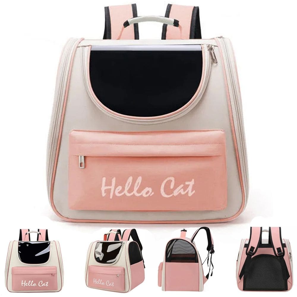 Mochila Bolsa Transporte Pet Gato Cachorro Animais Estimaçao Bolso Ar Ventilaçao Passeio Viagem Caminhada