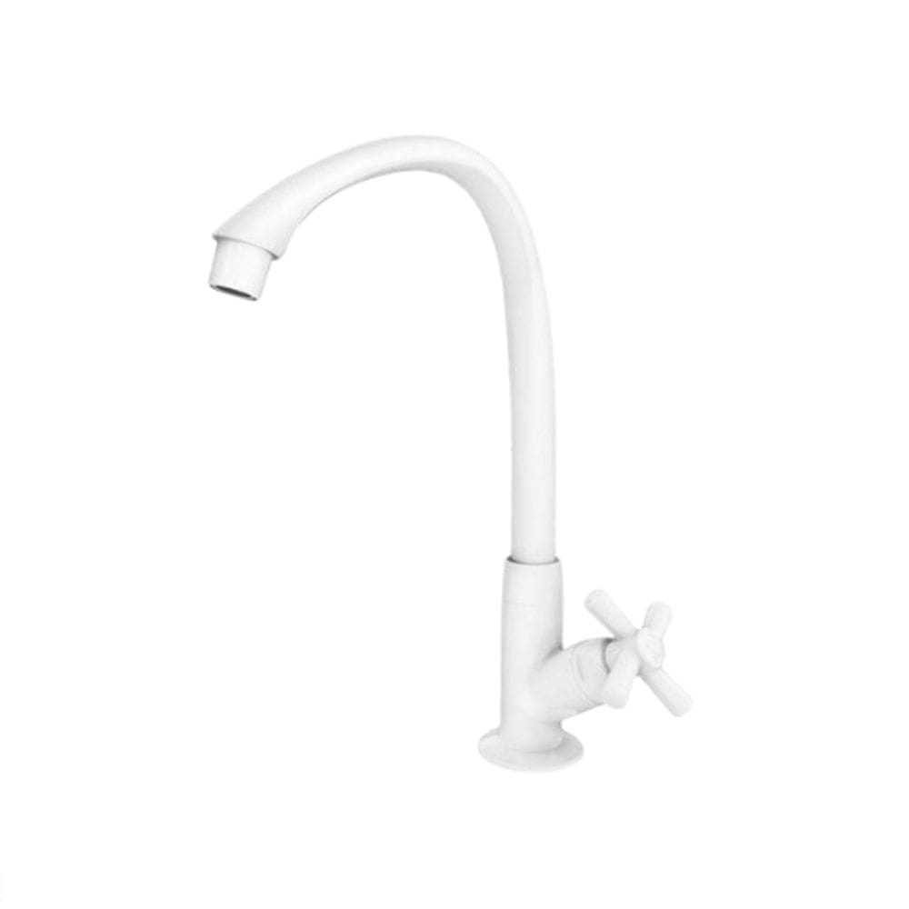 Torneira Cozinha Mesa Alta Mov Cross Branca 1/2 Tigre