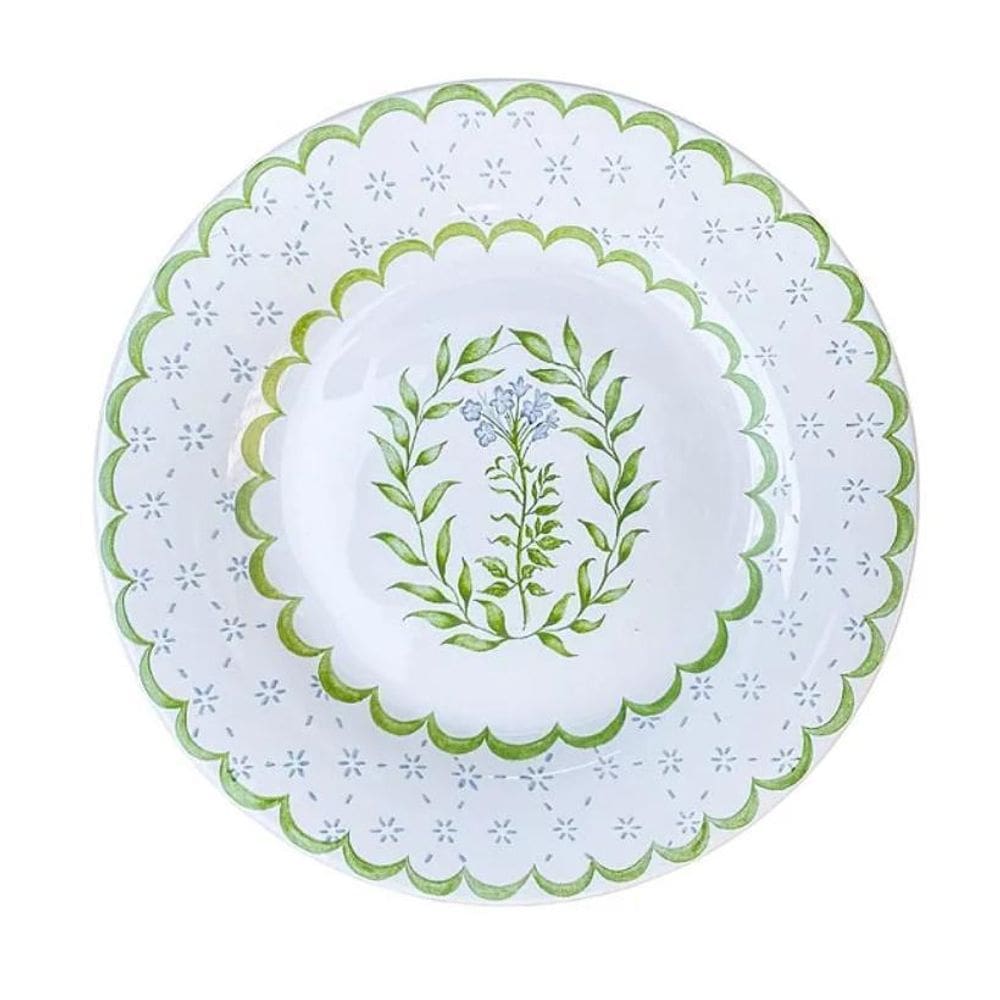 Prato raso floral luiz salvador 6uni