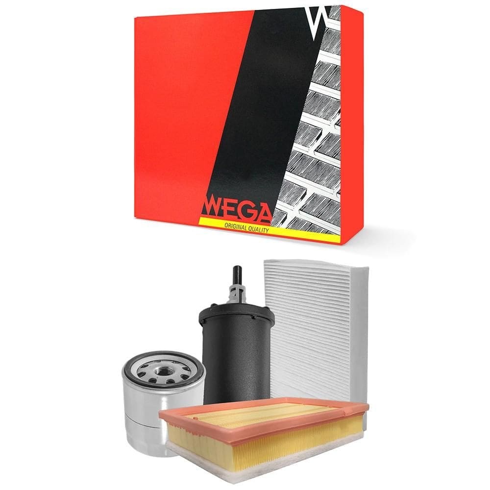 Kit Troca de Filtros Cobalt Onix Prisma Flex Wega WKL180
