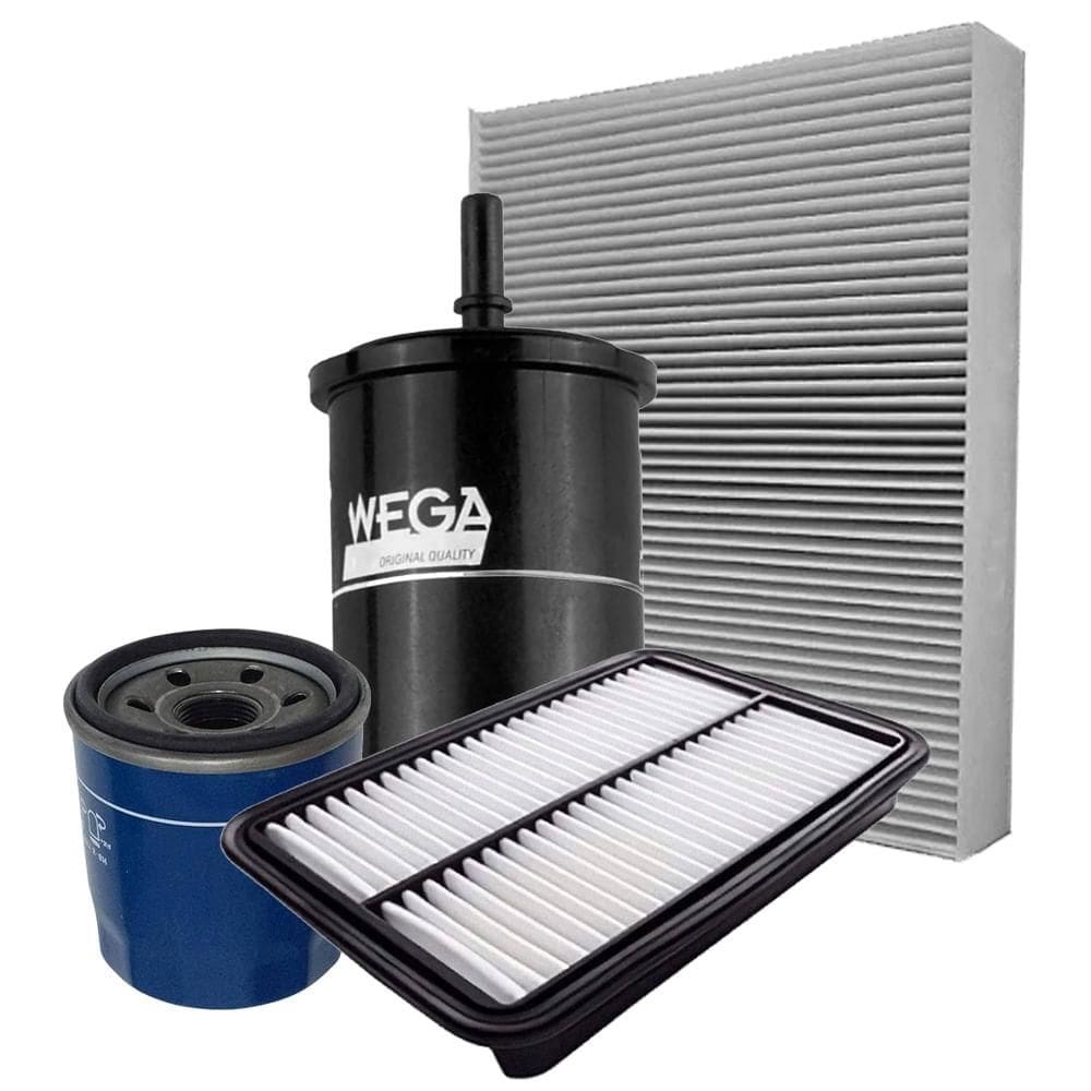 Kit Troca de Filtros HB20 1.0 12V 2012 a 2024 Flex Wega