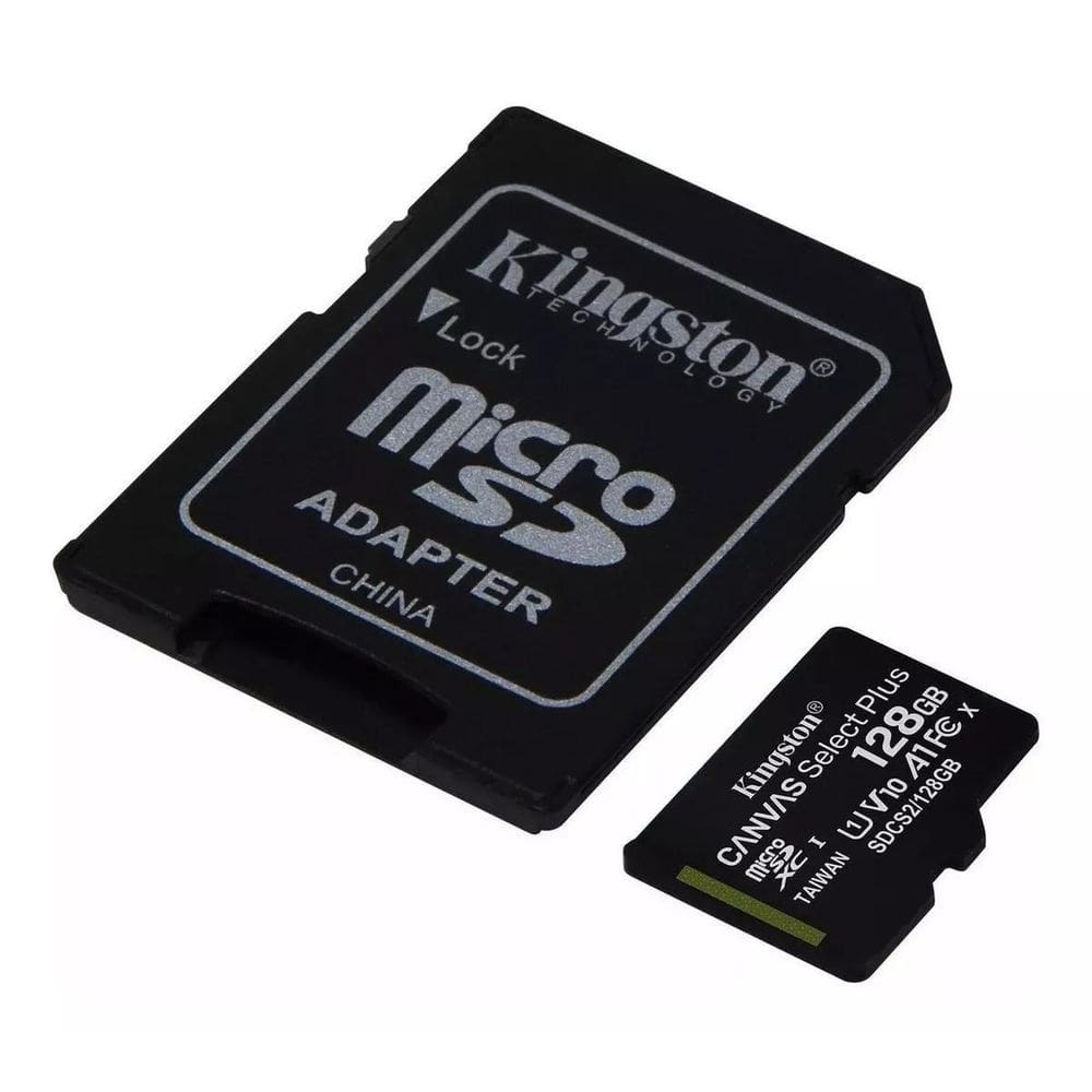 Cartão micro sd xc kingston 128gb classe 10 ultra 100mb/s